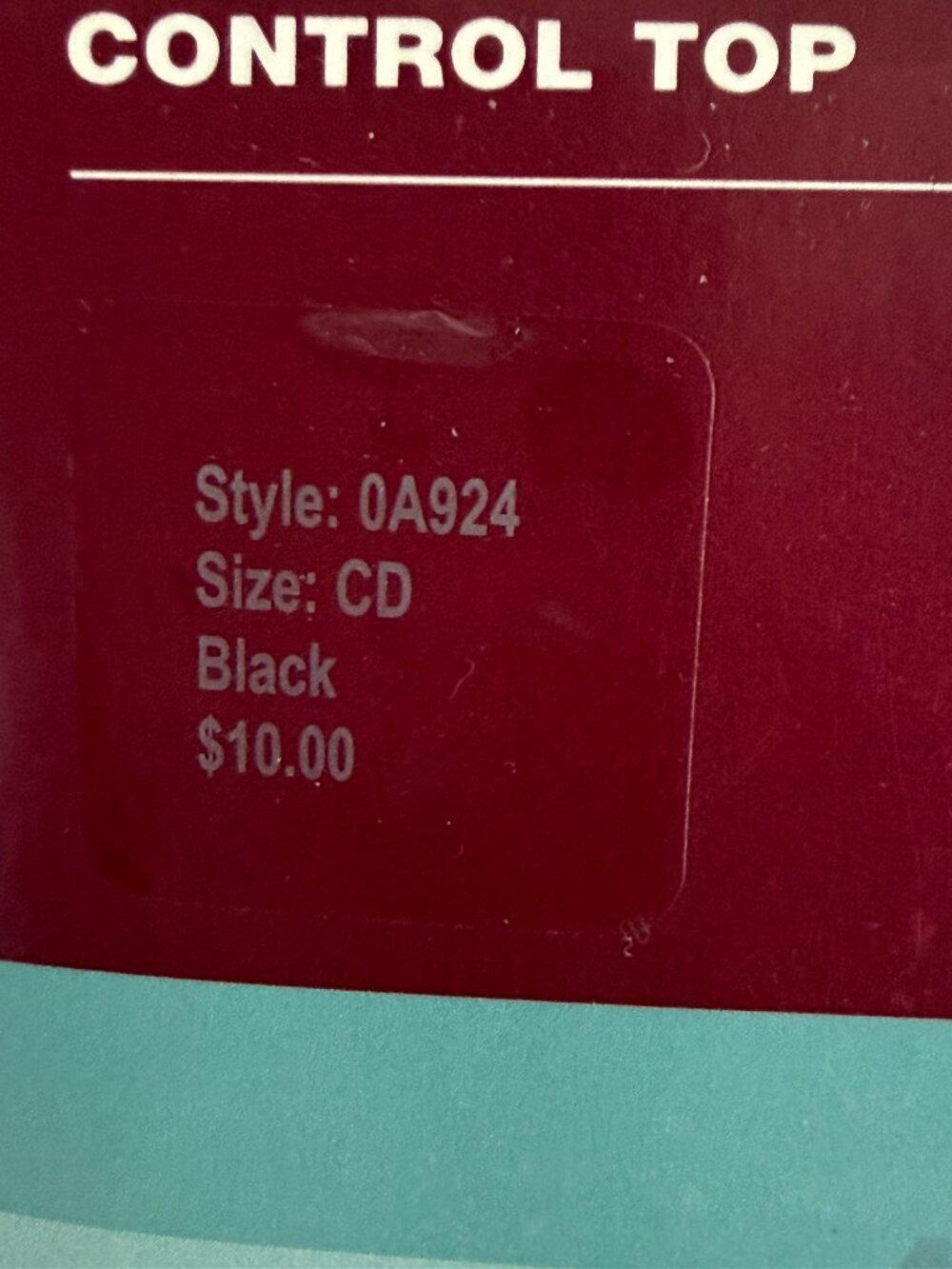 HANES Silk Reflections Rib Tights Size CD - Picture 2 of 3